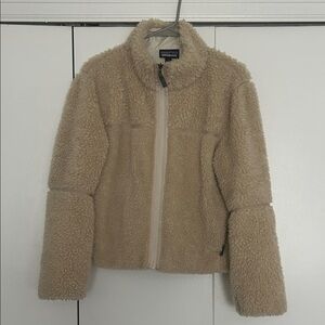 Patagonia Women's Cozy Tan Teddy Jacket